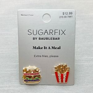New SugarFix by BaubleBar “Make It A Meal” Burger & Fries Earrings